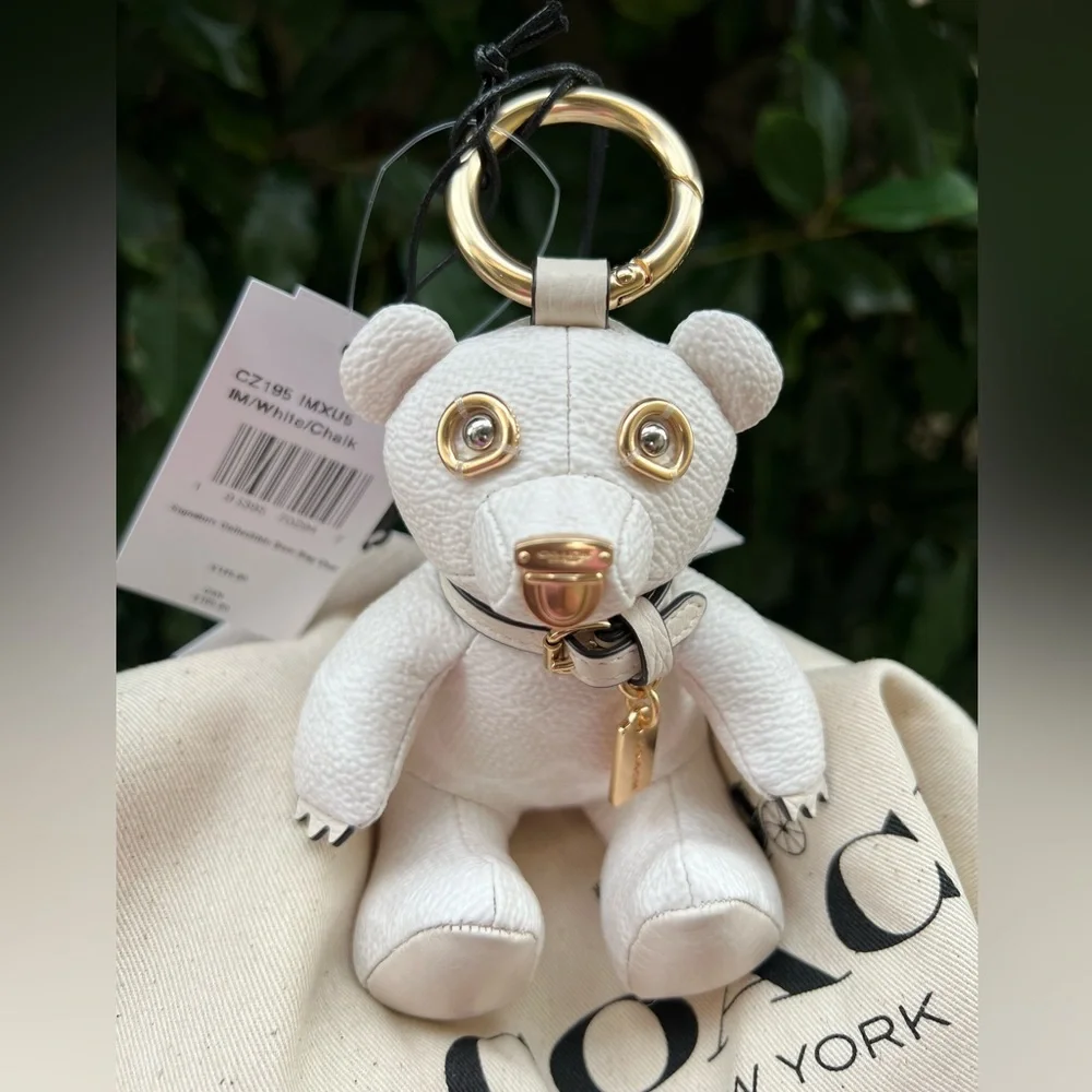 SOLD——-Coach Collectible Bear Bag Charm - Picture 5 of 6